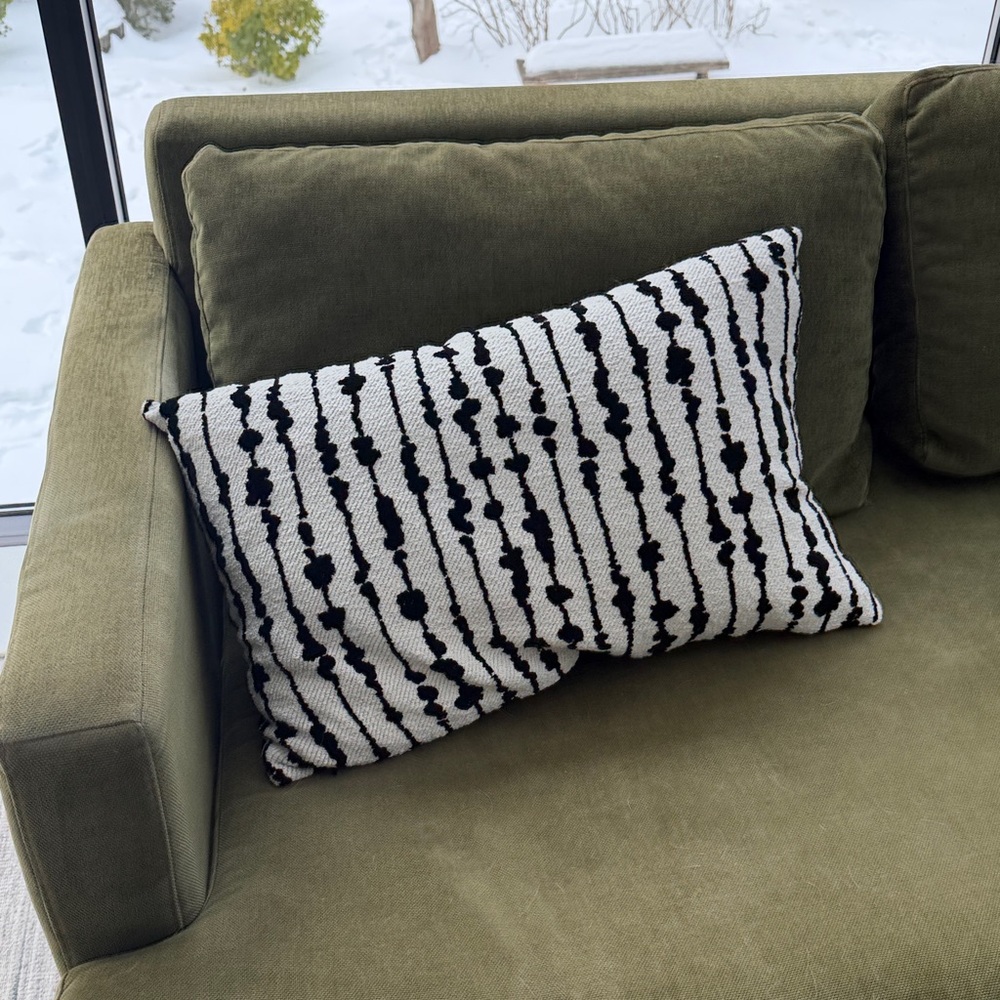 Black and White Patterned Pillows